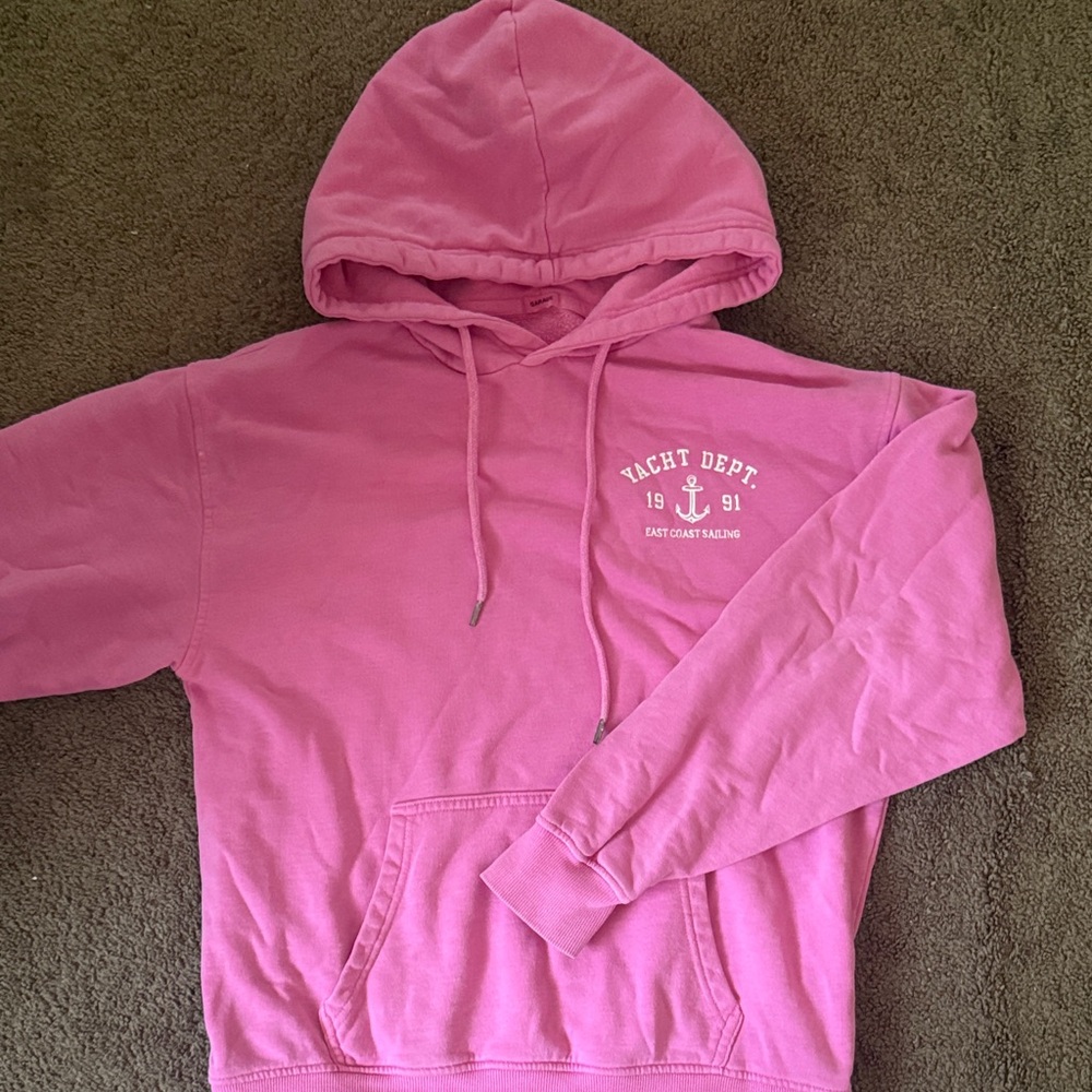 Garage Pink Fleece Hoodie